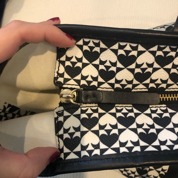 KATE SPADE Penn Place Black/White tote - Picture 7 of 13